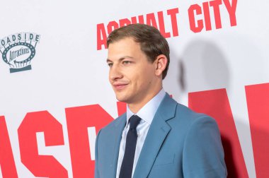 Asphalt City New York Screening. March 27, 2024, New York, New York, USA: Tye Sheridan attends the Asphalt City New York Screening at AMC Lincoln Square Theater on March 27, 2024 in New York City.   clipart