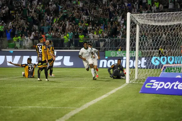 Sao Paulo (SP), Brezilya 03 / 28 / 2024 - PAULISTAO vs PALMEIRAS Sao Paulo 'nun batısındaki Allianz Parque' da, 28 Mart 2024 Perşembe gecesi. Palmeiras 1-0 kazandı..