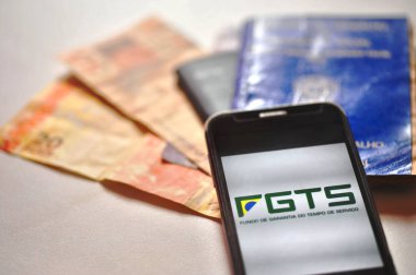 Rio de Janeiro (RJ), 03 / 29 / 2024 - Caixa Economica Federal FGTS Futuro ile finansman sağlamaya Nisan ayında başladı. 2 bin 640 Rupi 'ye kadar geliri olan resmi sözleşmeli işçiler finansmanı kesebilecekler 