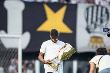 Santos (SP), Brezilya 03 / 31 / 2024 - PAULISTAO vs SANTOS, Santos, bu Pazar gecesi, 31 Mart 2024.