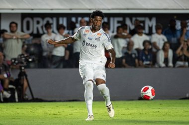 Santos (SP), Brezilya 03 / 31 / 2024 - PAULISTAO vs SANTOS, Santos, bu Pazar gecesi, 31 Mart 2024.