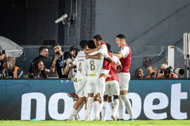 Santos (SP), Brezilya 03 / 31 / 2024 - PAULISTAO vs SANTOS, Santos, bu Pazar gecesi, 31 Mart 2024.