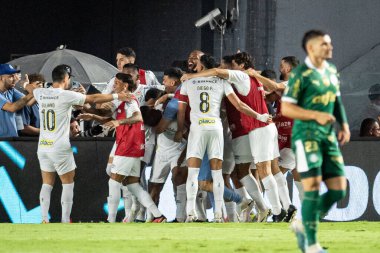 Santos (SP), Brezilya 03 / 31 / 2024 - PAULISTAO vs SANTOS, Santos, bu Pazar gecesi, 31 Mart 2024.