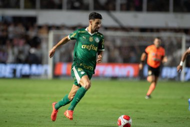 Santos (SP), Brezilya 03 / 31 / 2024 - PAULISTAO vs SANTOS, Santos, bu Pazar gecesi, 31 Mart 2024.