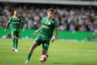 Santos (SP), Brezilya 03 / 31 / 2024 - PAULISTAO vs SANTOS, Santos, bu Pazar gecesi, 31 Mart 2024.