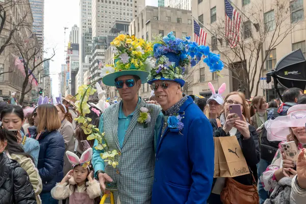 Parata Del Cofano Pasqua Marzo 2024 New York New York — Foto Stock