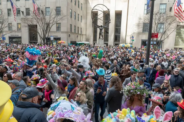 Paskalya Şapka Töreni Mart 2024 New York New York Abd — Stok fotoğraf