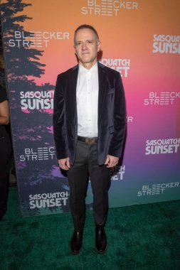 Sasquatch Sunset New York galası. 01 Nisan 2024, New York, New York, ABD: David Zellner, New York 'ta 01 Nisan 2024' te Metrograph 'ta Sasquatch Sunset New York galasına katıldı..