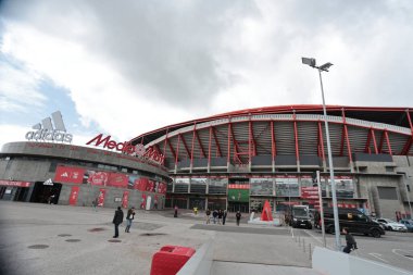 Lizbon (PT), Portekiz 01 / 04 / 2024 Estadio da Luz veya Estadio do Sport Lisboa e Benfica, Lizbon 'un Sao Domingos de Benfica kentinde bulunan 4.