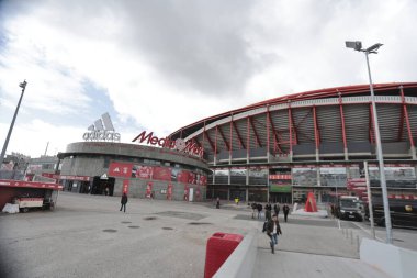 Lizbon (PT), Portekiz 01 / 04 / 2024 Estadio da Luz veya Estadio do Sport Lisboa e Benfica, Lizbon 'un Sao Domingos de Benfica kentinde bulunan 4.