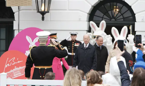 Joe Biden 2024 Bílý Dům Velikonoční Vejce Roll 2024 Washington — Stock fotografie
