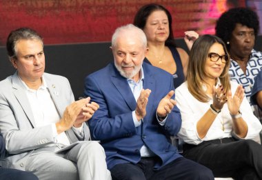 RIO DE JANEIRO (RJ) Brezilya 02 / 04 / 2024. Rio de Janeiro Belediye Başkanı Eduardo Paes ve başkanı Luiz Inacio Lula da Silva, 2 Nisan 2024, IMPA Teknik Üniversitesi 'nin açılışını gerçekleştirdiler.. 