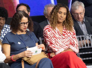 RIO DE JANEIRO (RJ) Brezilya 02 / 04 / 2024. Rio de Janeiro Belediye Başkanı Eduardo Paes ve başkanı Luiz Inacio Lula da Silva, 2 Nisan 2024, IMPA Teknik Üniversitesi 'nin açılışını gerçekleştirdiler.. 