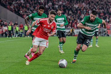 Lizbon (PT), Portekiz 02 / 04 / 2024 Maçı Portekiz Kupası için Benfica x Sporting ile Lizbon 'daki Estadio da Luz' da oynanan yarı finalde, bu 2 Nisan 2024.