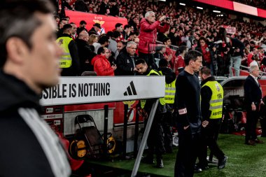 Lizbon (PT), 02 / 04 / 2024 Benfica teknik direktörü Roger Schmidt, Portekiz Kupası için Benfica x Sporting ile Lizbon 'daki Estadio da Luz' da oynanan yarı final karşılaşmasında