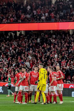 Lizbon (PT), Portekiz 02 / 04 / 2024 Maçı Portekiz Kupası için Benfica x Sporting ile Lizbon 'daki Estadio da Luz' da oynanan yarı finalde, bu 2 Nisan 2024.