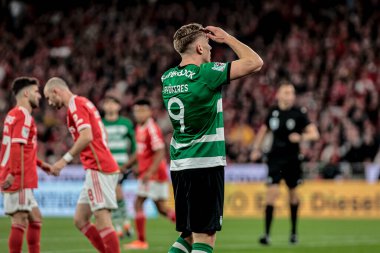 Lizbon (PT), 02 / 04 / 2024 The Sporting Gyokeres oyuncusu, Portekiz Kupası adına Benfica x Sporting arasında oynanan maçta Lizbon 'daki Estadio da Luz' da oynanan yarı finalde