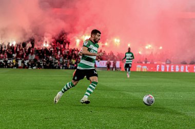 Lizbon (PT), Portekiz 02 / 04 / 2024 Maçı Portekiz Kupası için Benfica x Sporting ile Lizbon 'daki Estadio da Luz' da oynanan yarı finalde, bu 2 Nisan 2024.