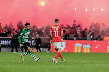 Lizbon (PT), Portekiz 02 / 04 / 2024 Maçı Portekiz Kupası için Benfica x Sporting ile Lizbon 'daki Estadio da Luz' da oynanan yarı finalde, bu 2 Nisan 2024.
