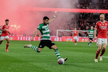 Lizbon (PT), Portekiz 02 / 04 / 2024 Maçı Portekiz Kupası için Benfica x Sporting ile Lizbon 'daki Estadio da Luz' da oynanan yarı finalde, bu 2 Nisan 2024.