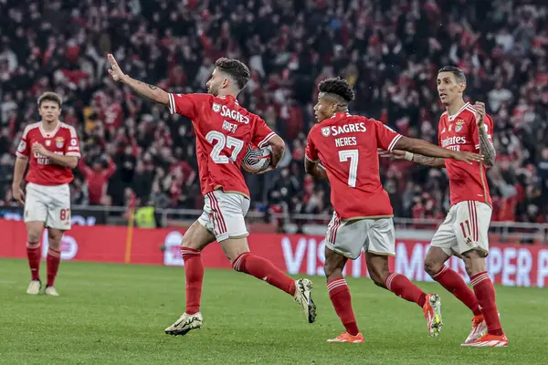 Lisbon Portugal 2024 Match Benfica Sporting Portuguese Cup Semi Final Stock Picture