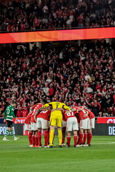Lisszabon Portugália 2024 Portugál Kupa Benfica Sportja Közötti Mérkőzése Lisszaboni Jogdíjmentes Stock Képek