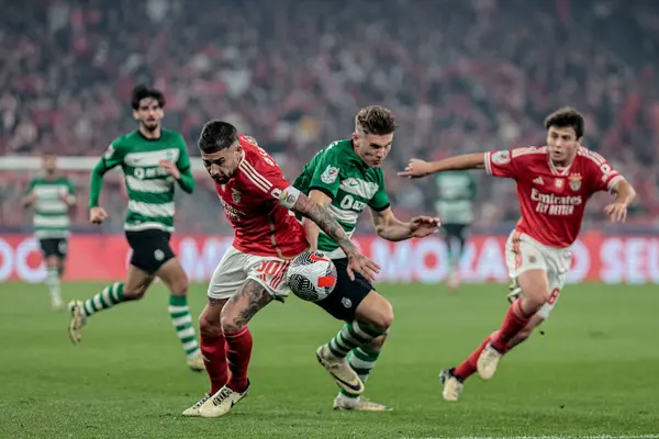 Lisbon 2024 Sporting Gyokeres Player Match Benfica Sporting Portuguese Cup Royalty Free Stock Photos