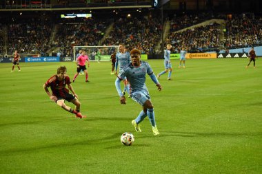 NYCFC, New York Citifield 'da ATLANTA' ya karşı. 6 Nisan 2024, Queens, New York, New York, ABD. New York City Football Club (kısaca NYCFC), New York 'ta kurulmuş bir Amerikan profesyonel futbol kulübüdür.