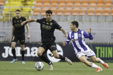 Viseu (PT), 04 / 08 / 2024 - LIGA PORTUGAL SABSEG 'in 28. turu için geçerli olan Academico de Viseu x Porto B ile oynanan karşılaşmada Akademico de Viseu' dan gelen oyuncu