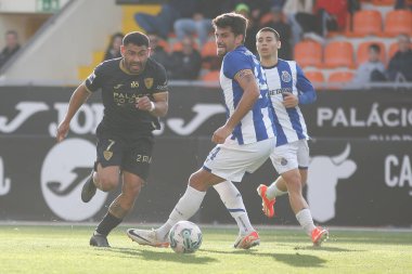 Viseu (PT), 04 / 08 / 2024 - LIGA PORTUGAL SABSEG 'in 28. turu için geçerli olan Academico de Viseu x Porto B ile oynanan karşılaşmada Yuri (e) Academico de Viseu player