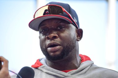 MIAMI (FL) 04 / 03 / 2024-CHAMPIONSHIONSHIP / BASEBALL / MIAMI- Player Miguel Sano Los Angeles Angels x Miami Marlins arasında oynanan beyzbol maçında, Miami 'de düzenlenen Beyzbol Ligi sezonu için geçerli olan Los Angeles Angels x Miami Marlins. 