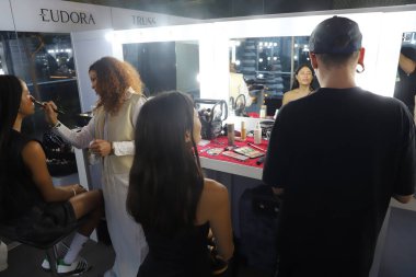 Sao Paulo (SP), Brezilya 04 / 09 / 2024 SPFW N57 'nin açılışını gerçekleştiren ALif Moda Gösterisinin Güzeli 9-14 Nisan tarihleri arasında bir kez daha armoniyi sürekli bir yaratıcı dönüşüm süreciyle kutluyor.. 