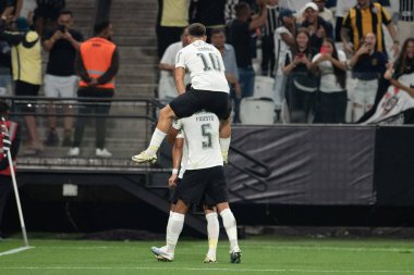 Sao Paulo (SP), Brezilya 04 / 9 / 2024 - SudaMERICANA, Itaquera 'daki Neo Quimica Arena' da CORINTHIANS 'a karşı 9 Nisan 2024 Salı akşamı. 