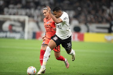 Sao Paulo (SP), Brezilya 04 / 9 / 2024 - SudaMERICANA, Itaquera 'daki Neo Quimica Arena' da CORINTHIANS 'a karşı 9 Nisan 2024 Salı akşamı. 
