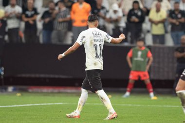 Sao Paulo (SP), Brezilya 04 / 9 / 2024 - SudaMERICANA, Itaquera 'daki Neo Quimica Arena' da CORINTHIANS 'a karşı 9 Nisan 2024 Salı akşamı. 