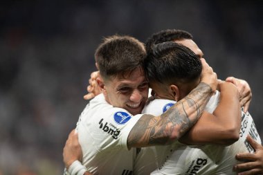 Sao Paulo (SP), Brezilya 04 / 9 / 2024 - SudaMERICANA, Itaquera 'daki Neo Quimica Arena' da CORINTHIANS 'a karşı 9 Nisan 2024 Salı akşamı. 