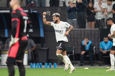 Sao Paulo (SP), Brezilya 04 / 9 / 2024 - SudaMERICANA, Itaquera 'daki Neo Quimica Arena' da CORINTHIANS 'a karşı 9 Nisan 2024 Salı akşamı. 