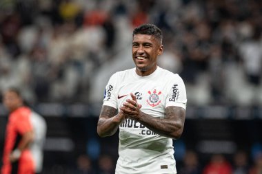 Sao Paulo (SP), Brezilya 04 / 9 / 2024 - SudaMERICANA, Itaquera 'daki Neo Quimica Arena' da CORINTHIANS 'a karşı 9 Nisan 2024 Salı akşamı. 