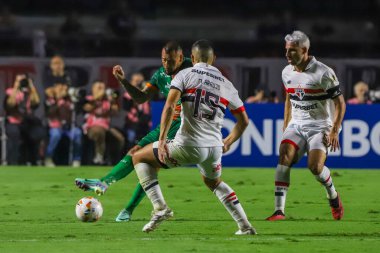 Sao Paulo (SP), Brezilya - 04 / 10 / 2024: LIBERTADORES / SAO PAULO, 10 Nisan 2024 Çarşamba akşamı Cicero Pompeu de Toledo Stadyumu, MorumBIS 'de düzenlendi.
