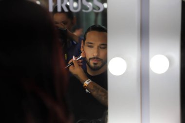 Sao Paulo (SP), 04 / 10 / 2024 SPFWN57 / BELEZA / LINO VILLAVENTURA / SP: 10 Nisan 2024 Çarşamba günü JK Iguatemi 'de düzenlenen SPFW N57' deki Lino Villaventura markasının güzelliği.