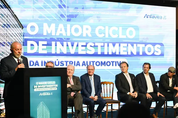 Sao Paulo 2024 Luiz Inacio Lula Silva President Brazil Vice — Stock Photo, Image
