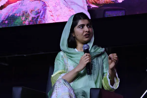 Sao Paulo 2024 Activista Paquistaní Malala Yousafzai Participó Día Vtex — Foto de Stock