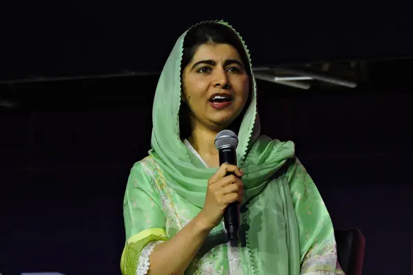 Sao Paulo 2024 Pakistaanse Activist Malala Yousafzai Nam Vrijdagmiddag Deel — Stockfoto