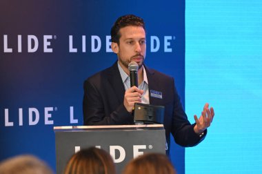 SAO PAULO (SP) 04 / 19 / 2024 Patrick Casteau Uluslararası İlişkiler Direktörü, uzmanlar ve sporcuların Paris 2024 'te Brezilya' nın zorluklarını tartışacakları bir seminer sırasında, 