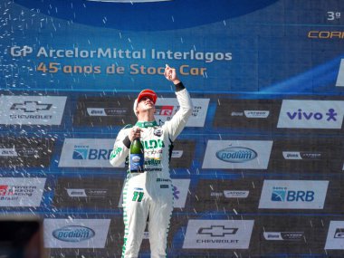 SAO PAULO, Brezilya (SP) - 04 / 21 / 2024 - Sao Paulo 'nun güneyindeki Interlagos Racetrack' te bu Pazar öğleden sonra Stock Car Pro Serisinin üçüncü etabının görüntüsü. Sürücü Gaetano di Mauro sahne birincisi oldu 