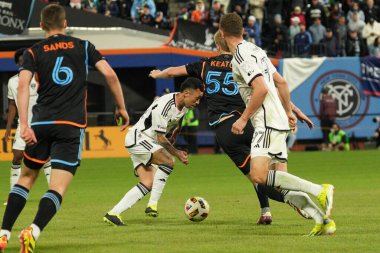 MLS Normal Sezon 2024, Maç 10, NYCFC - DC United, 20 Nisan 2024, Citifield, Queens New York, ABD: Queens, New York 'taki Citifield' da oynanan heyecan verici maçta, NYCFC, DC United ile 2-0 'lık ikna edici bir zafer kazandı.. 