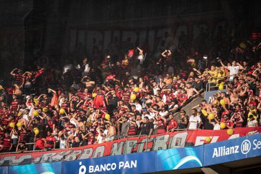 Sao Paulo (SP), Brezilya 04 / 21 / 2024 - BRASILEIRAO ile PALMEIRAS maçı 21 Nisan 2024. 