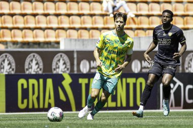 Viseu (PT), 04 / 21 / 2024 - do Fontelo Municipal Stadyumu 'nda düzenlenen LIGA PORTUGAL SABSEG' in 30. turu için geçerli olan Academico de Viseu x CD Mafra karşılaşmasında Pite (ve) CD Mafra oynatıcısı