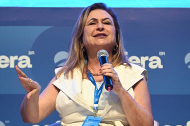 Sao Paulo (SP), 04 / 22 / 2024 - Katia Abreu Eski Tarım, Hayvancılık ve Brezilya Malzeme Bakanı, Brezilya ile ilgili bir panel temalı Seminere katıldı.
