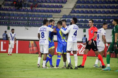 CARACAS (VE) 04 / 24 / 2024 Zuliano ile Paraguay 'dan Sportivo Ameliano arasında oynanan karşılaşmada, Caracas kentindeki Brigido Iriarte Ulusal Stadyumu' nda Conmebol Sul-Americana için geçerlidir.